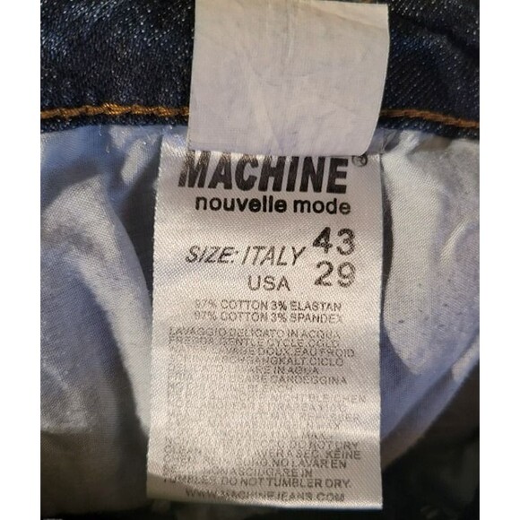 Y2K Vintage Machine Jeans Bootcut Size 7 29W - Picture 5 of 7